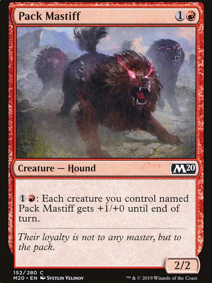 Pack Mastiff (Core Set 2020) 1
