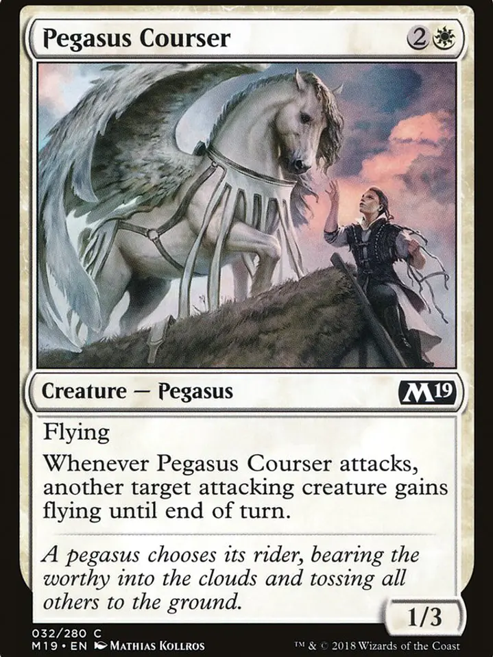 Pegasus Courser (Core Set 2019) 1