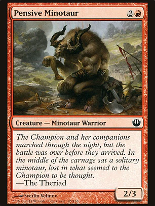 Pensive Minotaur (Journey into Nyx)