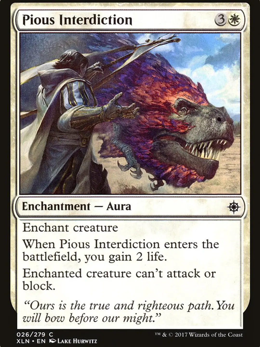 Pious Interdiction (Ixalan) 1
