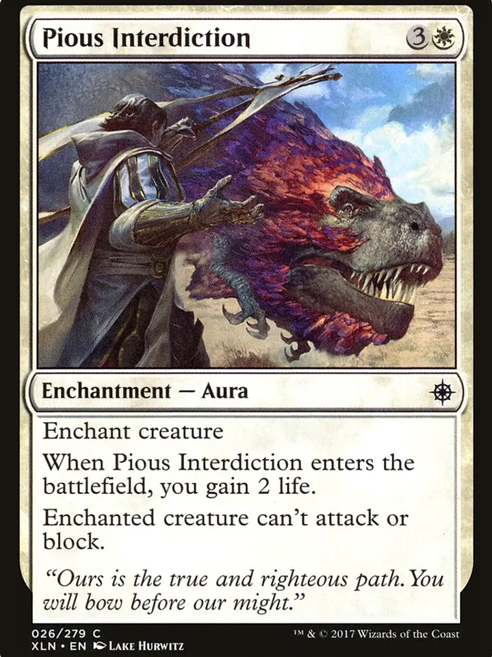 Pious Interdiction (Ixalan) 1