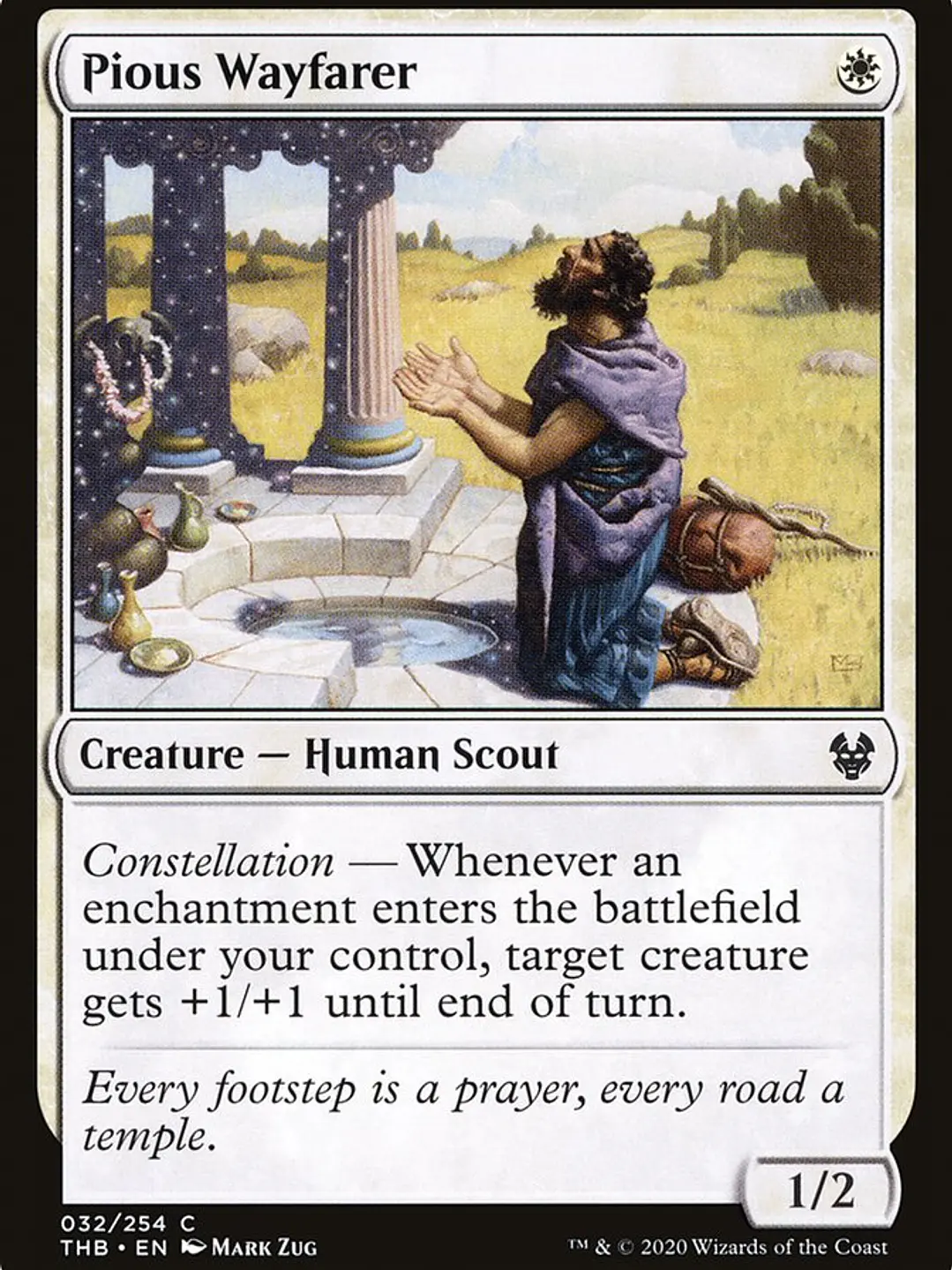 Pious Wayfarer (Theros Beyond Death) 1