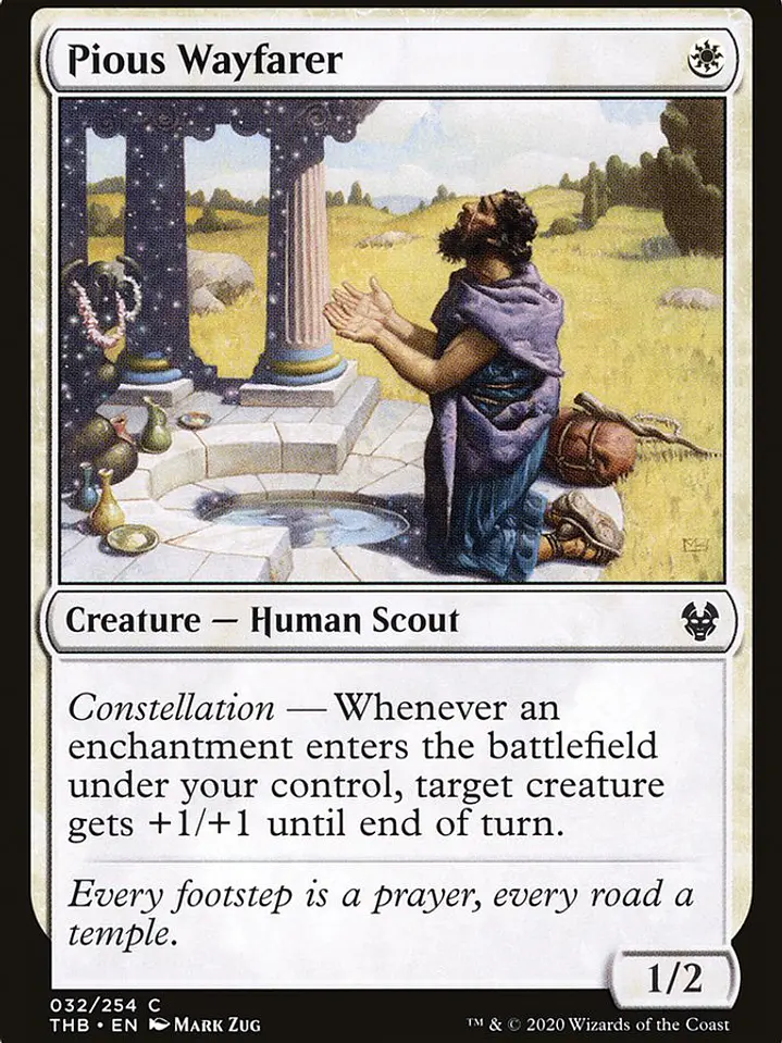 Pious Wayfarer (Theros Beyond Death) 1