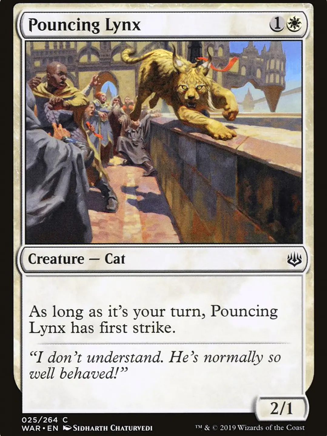 Pouncing Lynx (War of the Spark) 1