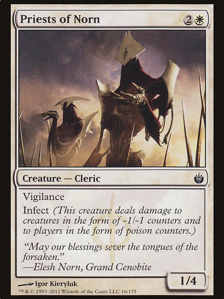 Priests of Norn (Mirrodin Besieged) 1