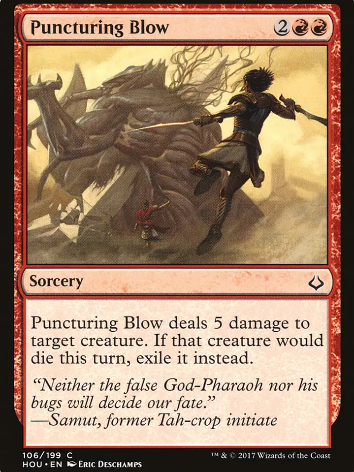 Puncturing Blow (Hour of Devastation) 1
