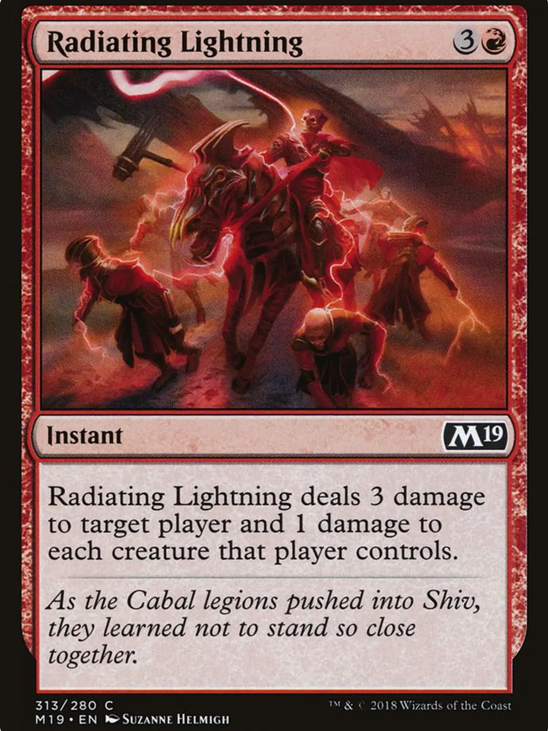 Radiating Lightning (Core Set 2019) 1