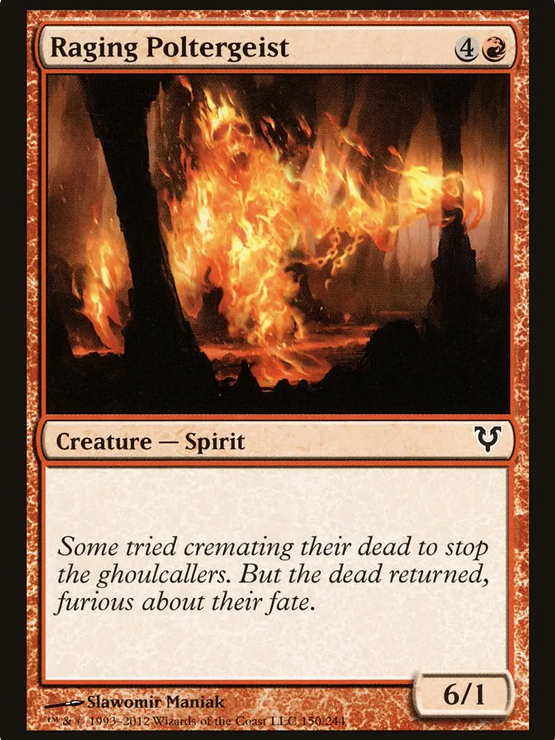 Raging Poltergeist (Avacyn Restored) 1