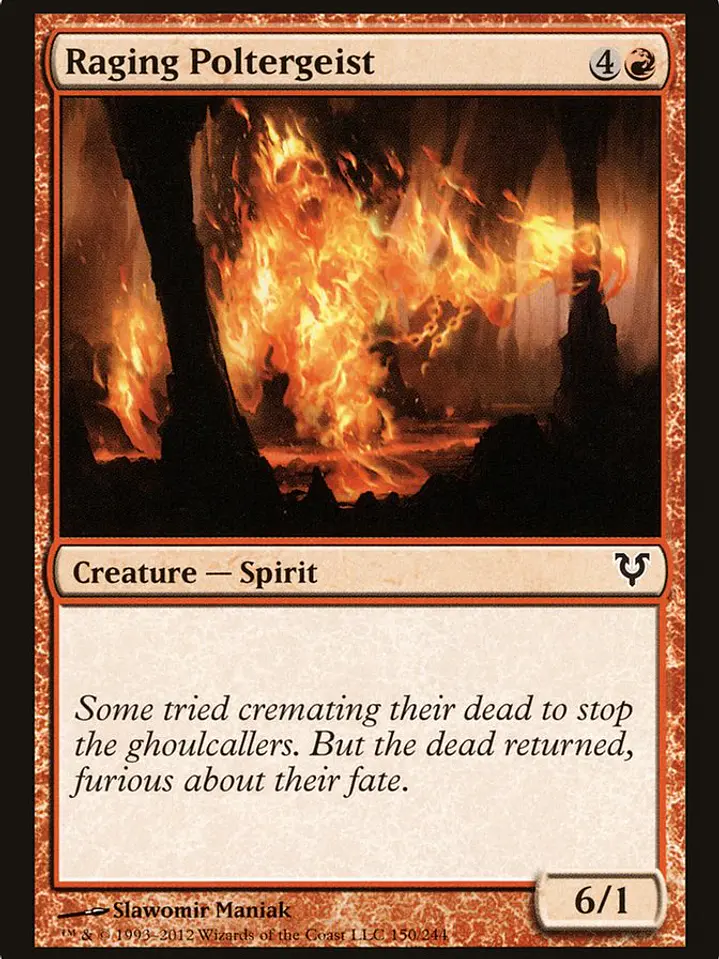 Raging Poltergeist (Avacyn Restored) 1