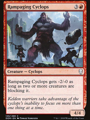 Rampaging Cyclops (Dominaria)