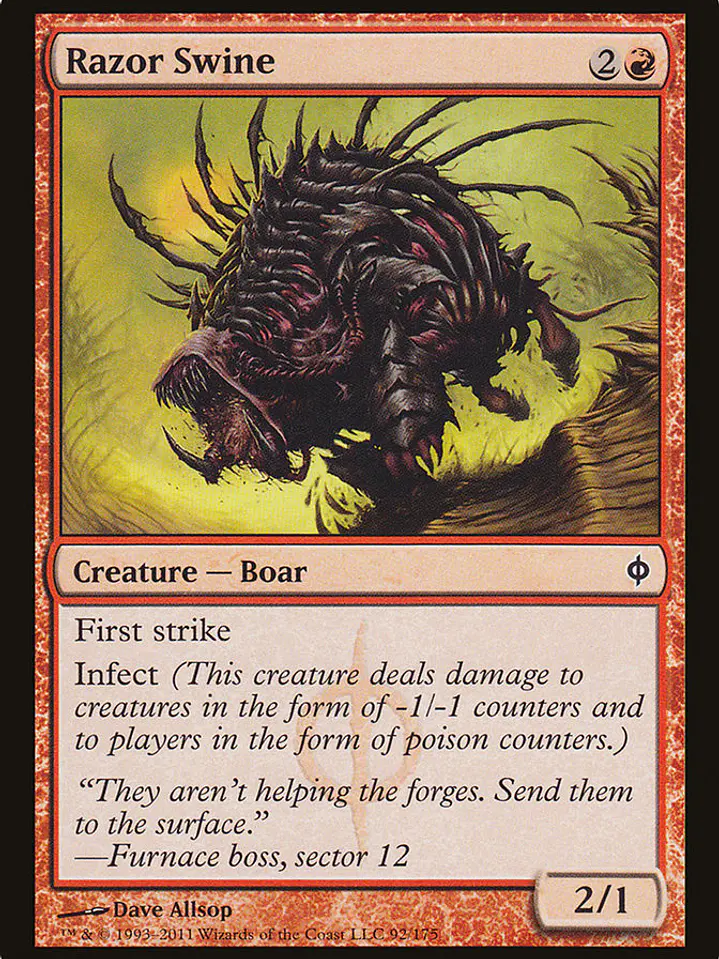 Razor Swine (New Phyrexia) 1