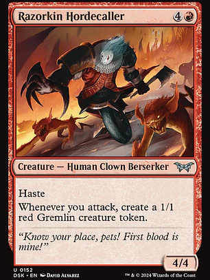 Razorkin Hordecaller (Duskmourn: House of Horror)