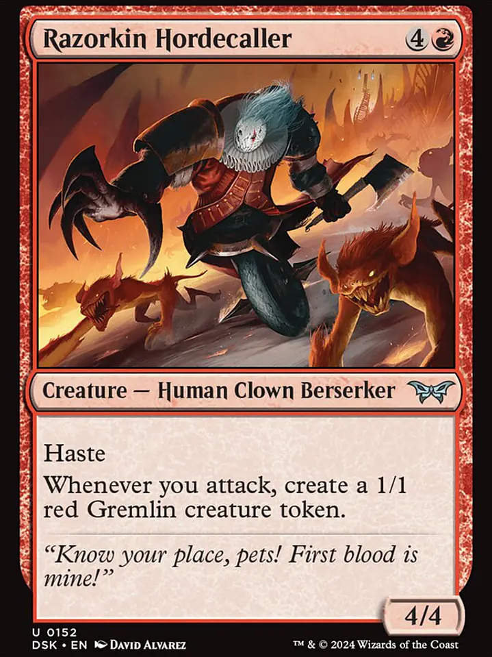 Razorkin Hordecaller (Duskmourn: House of Horror) 1