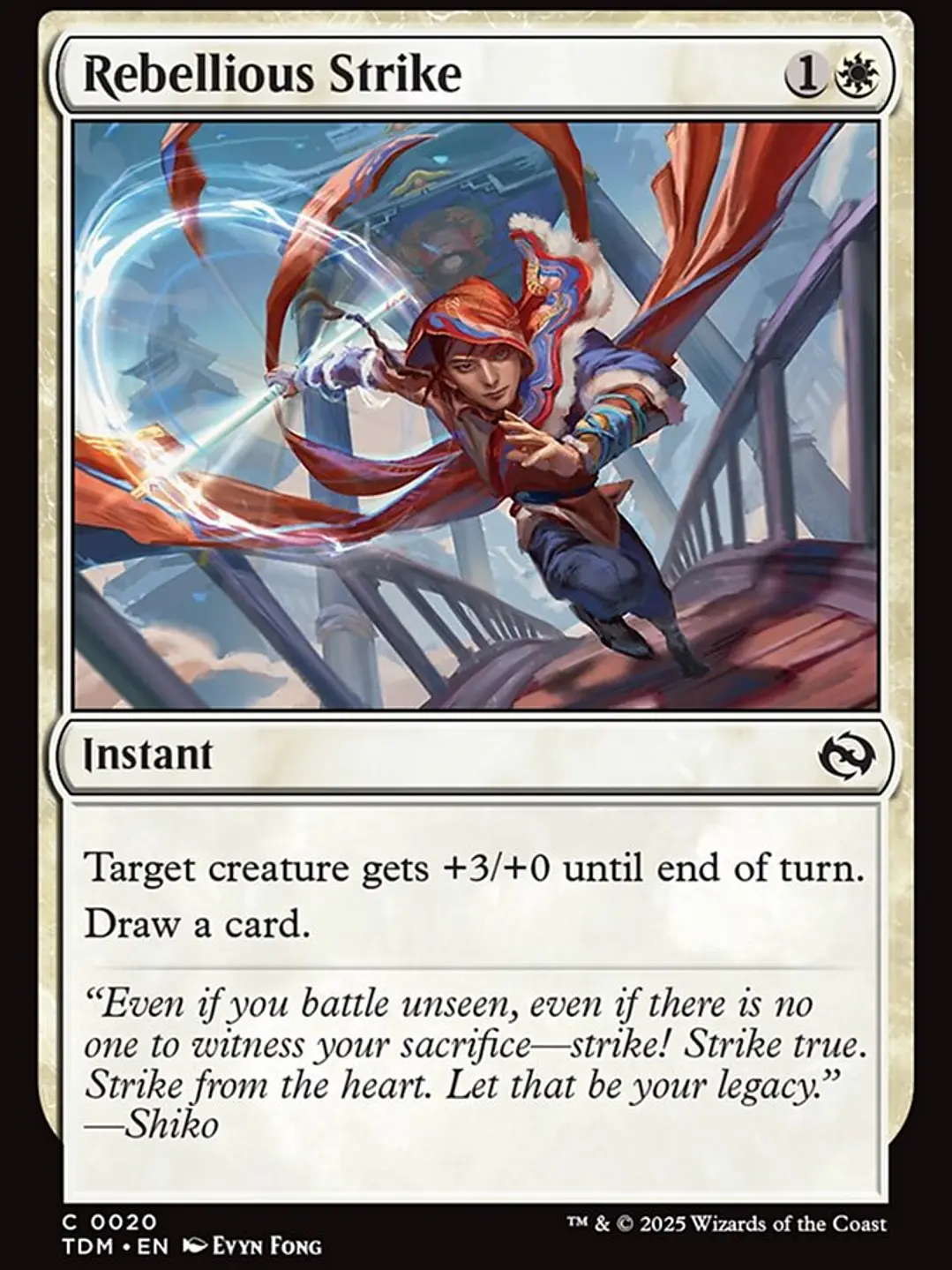 Rebellious Strike (Tarkir: Dragonstorm) 1