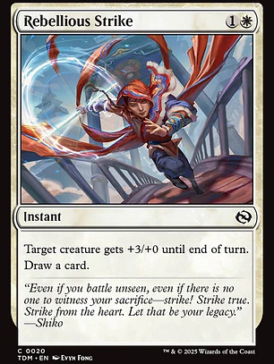Rebellious Strike (Tarkir: Dragonstorm)