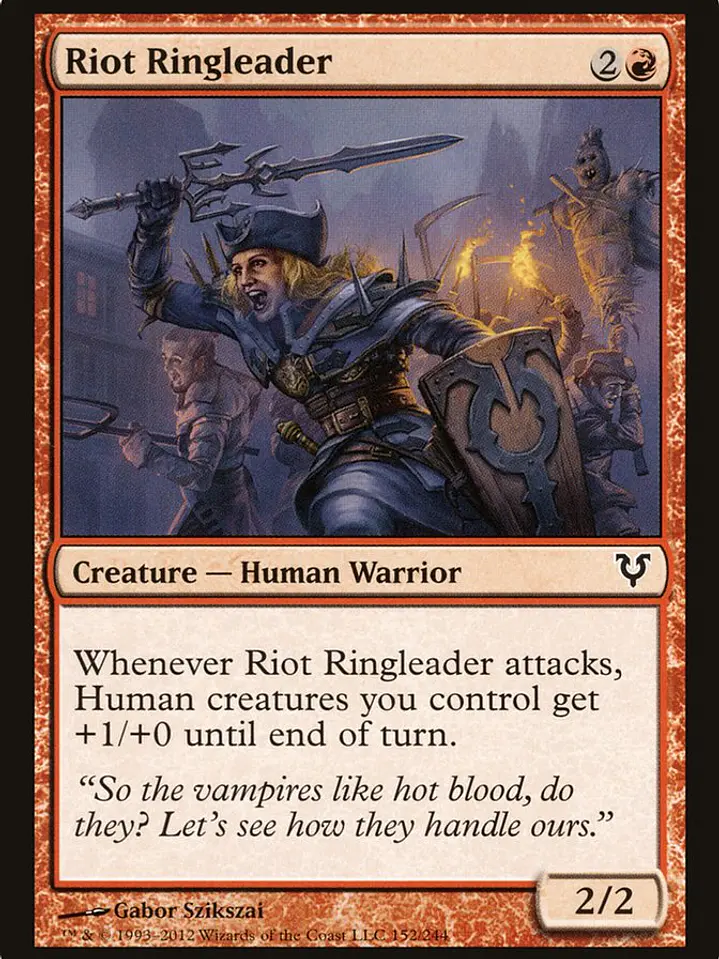 Riot Ringleader (Avacyn Restored) 1