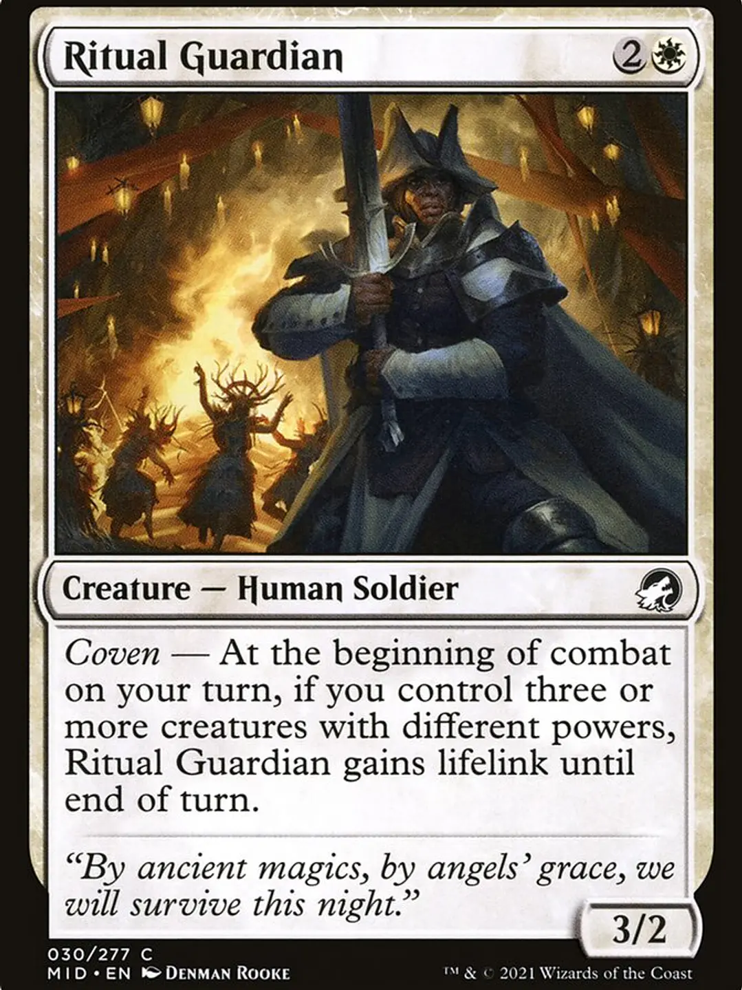 Ritual Guardian (Innistrad: Midnight Hunt) 1