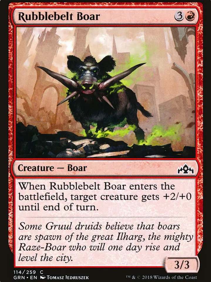 Rubblebelt Boar (Guilds of Ravnica) 1
