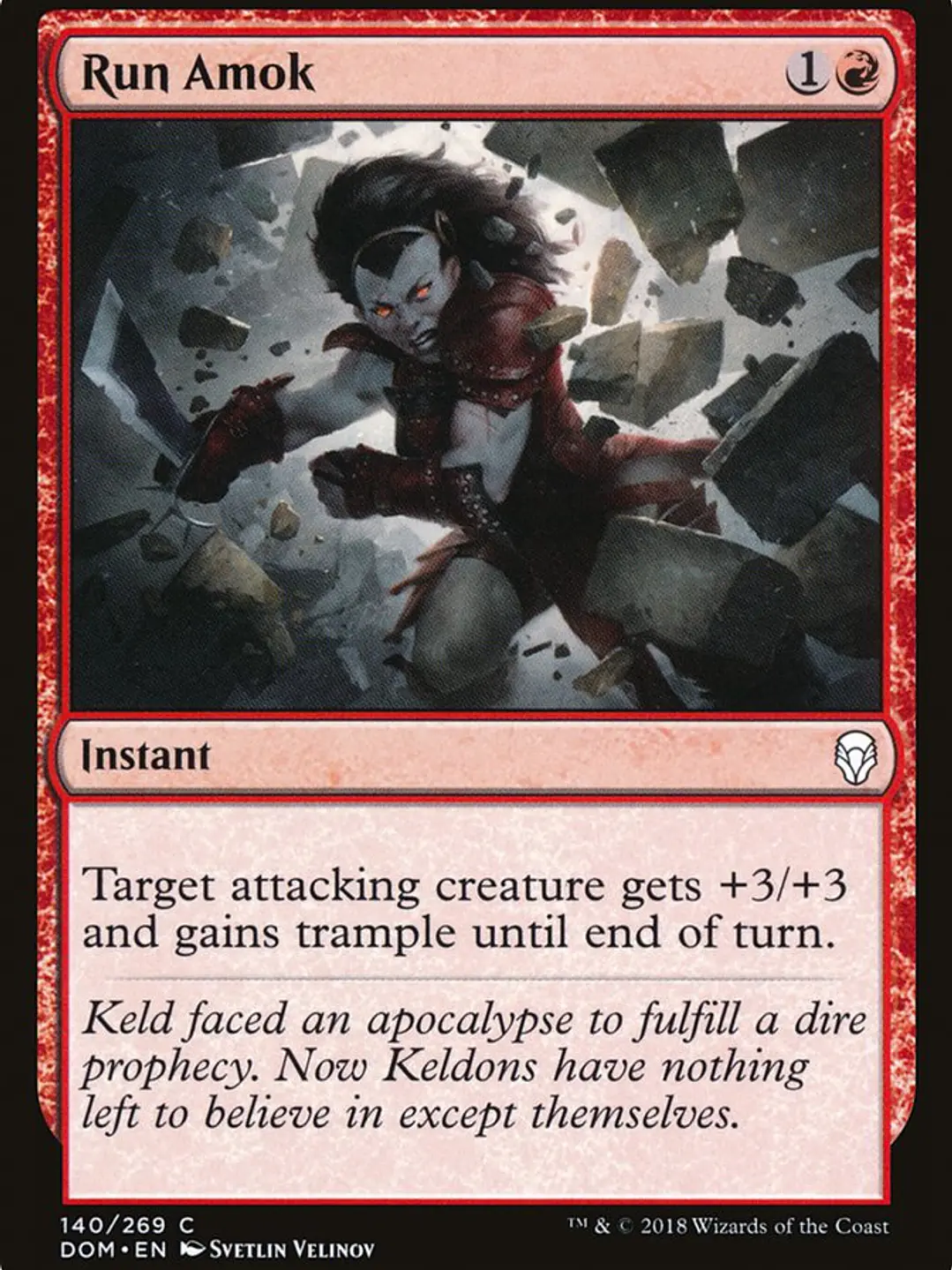 Run Amok (Dominaria) 1