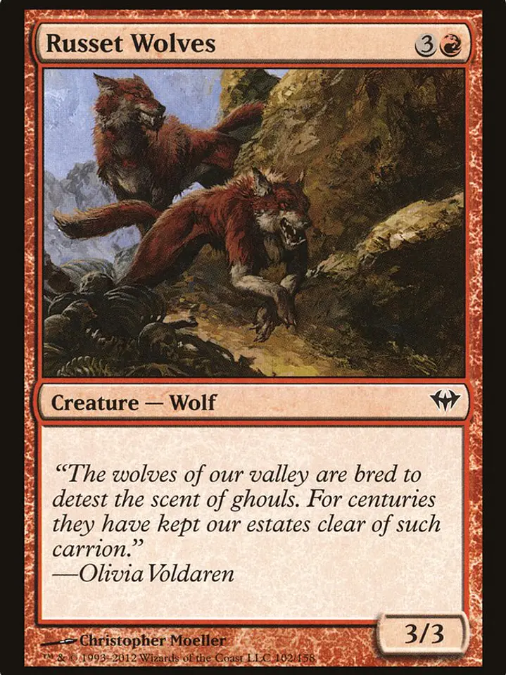 Russet Wolves (Dark Ascension) 1