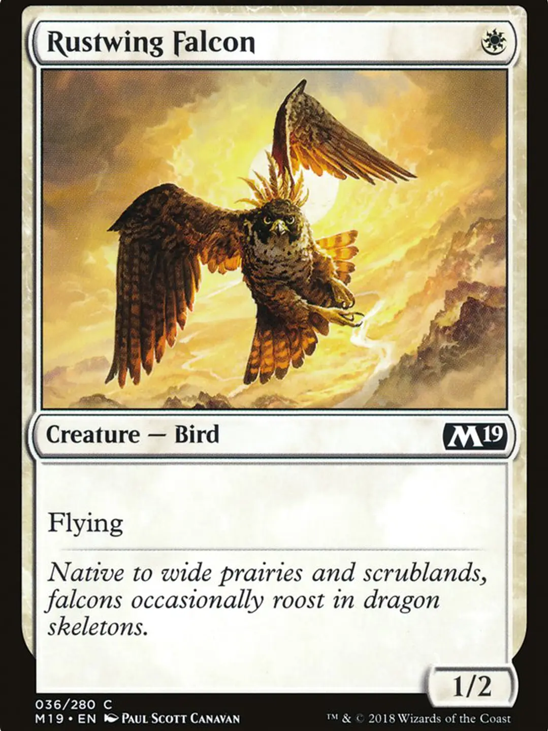 Rustwing Falcon (Core Set 2019) 1