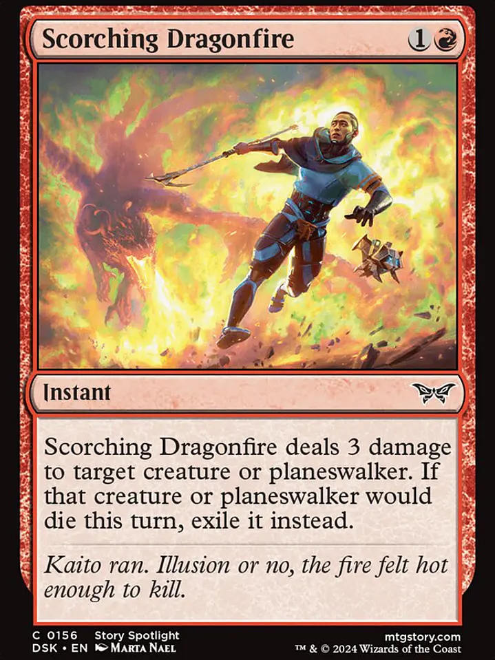 Scorching Dragonfire (Duskmourn: House of Horror) 1