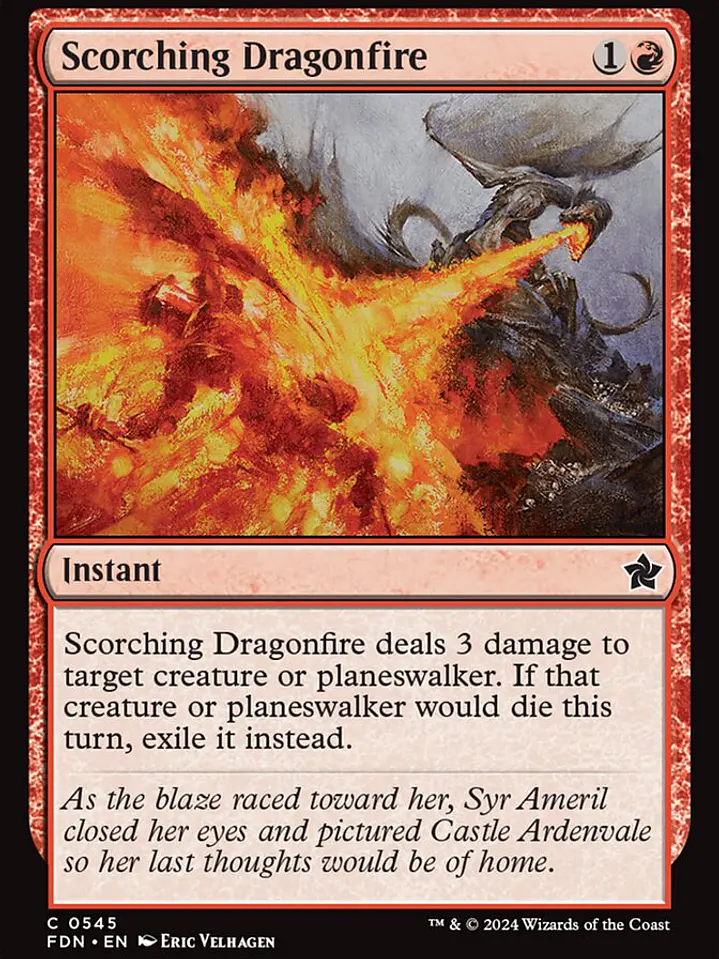 Scorching Dragonfire (Foundations) 1
