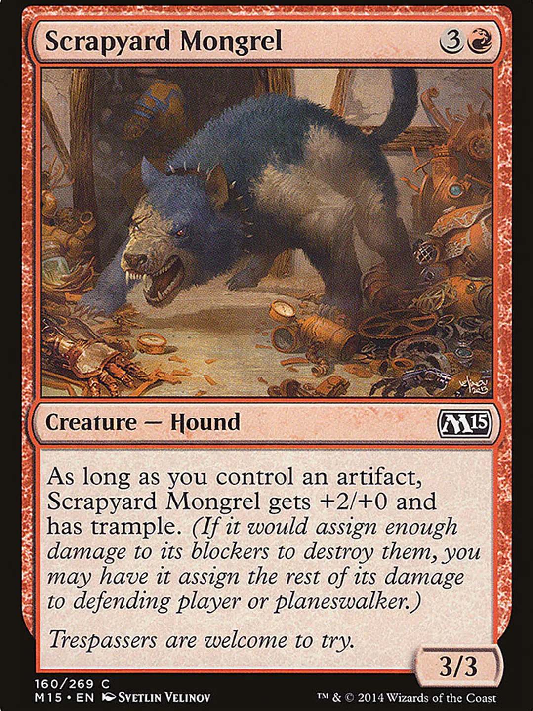 Scrapyard Mongrel (Magic 2015) 1