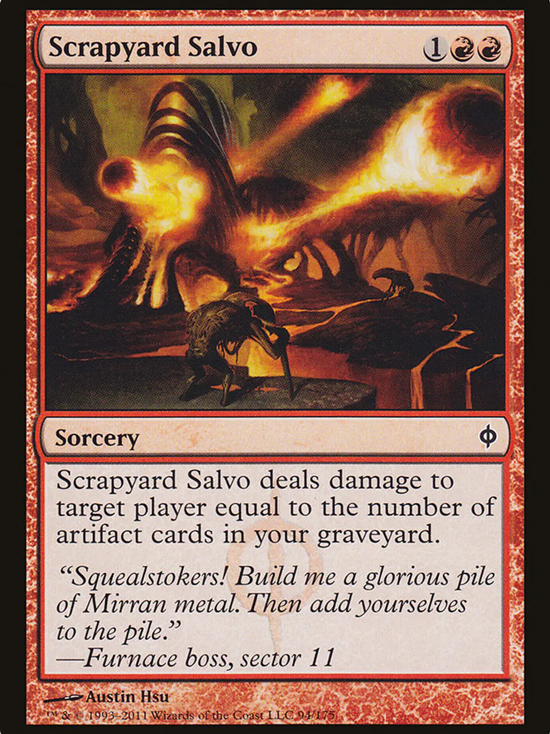 Scrapyard Salvo (New Phyrexia) 1