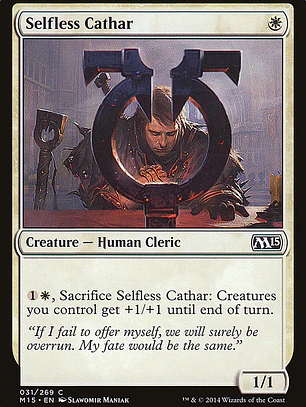 Selfless Cathar (Magic 2015)