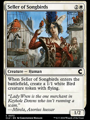 Seller of Songbirds (Ravnica: Clue Edition)