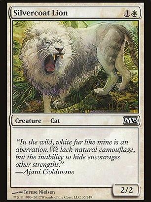 Silvercoat Lion (Magic 2013)