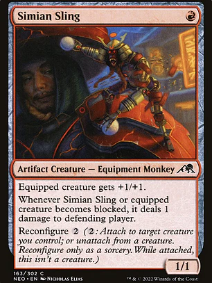 Simian Sling (Kamigawa: Neon Dynasty)