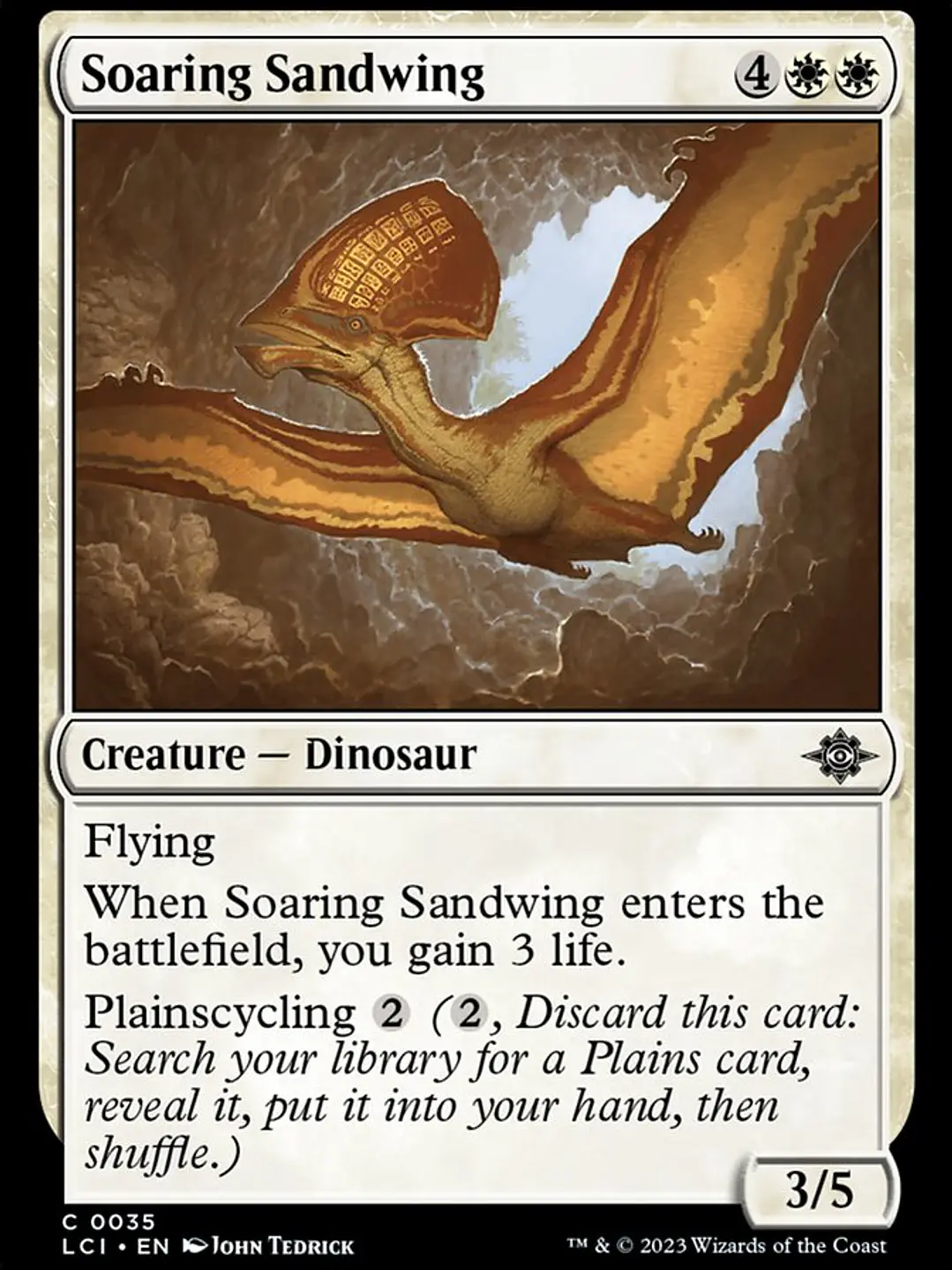 Soaring Sandwing (The Lost Caverns of Ixalan) 1