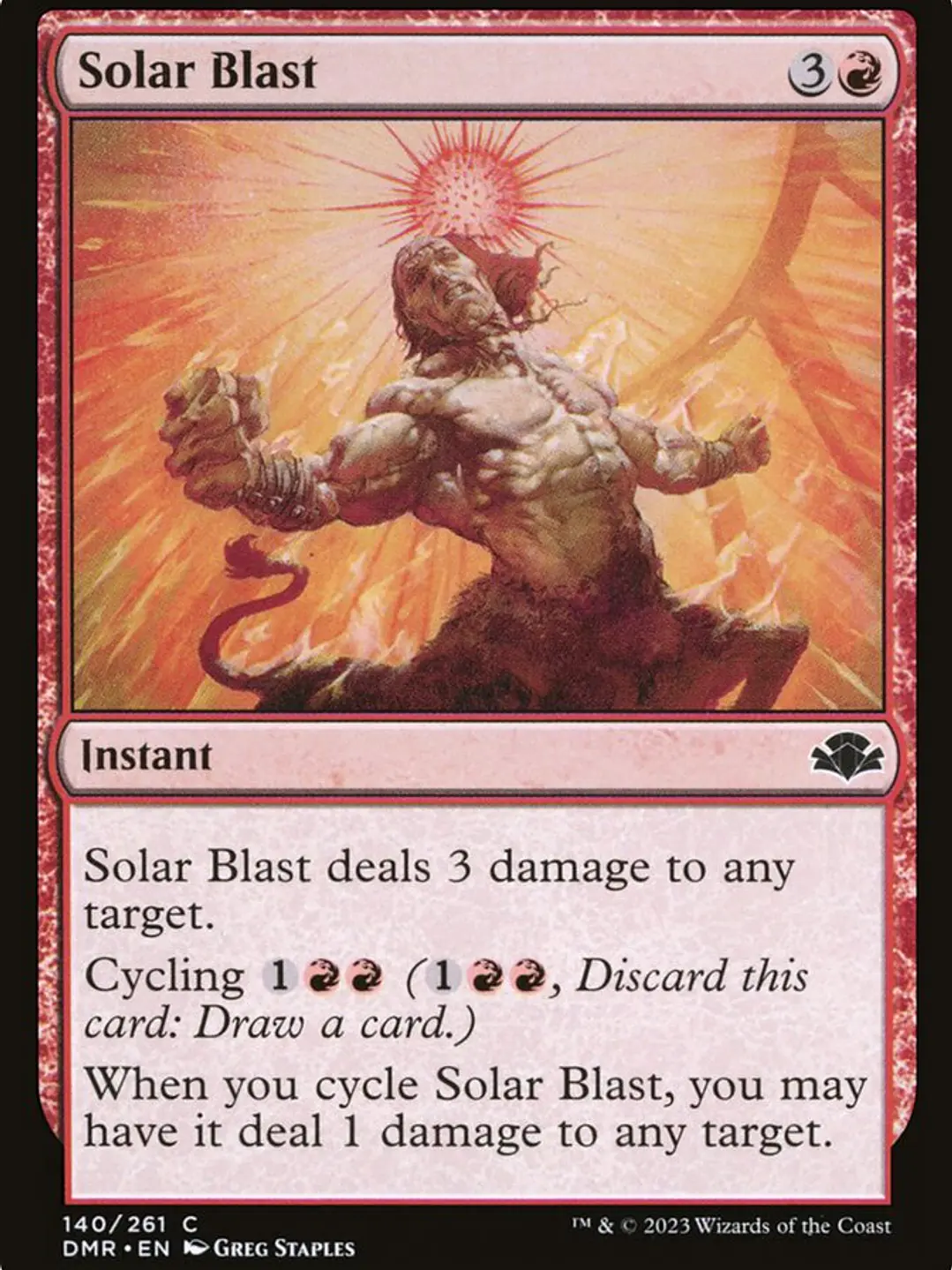 Solar Blast (Dominaria Remastered) 1