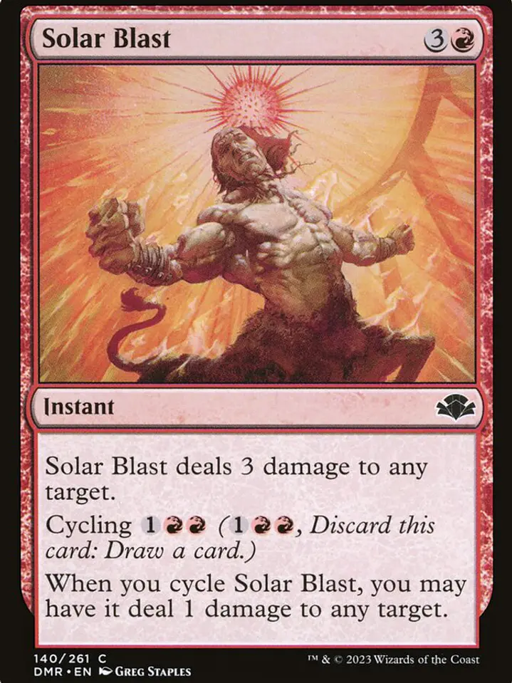 Solar Blast (Dominaria Remastered) 1