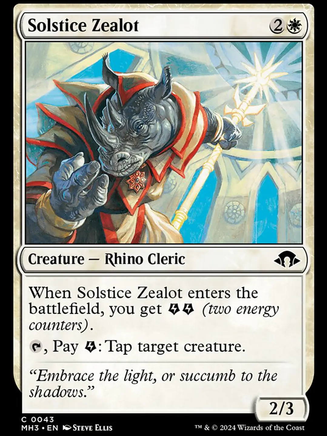 Solstice Zealot (Modern Horizons 3) 1