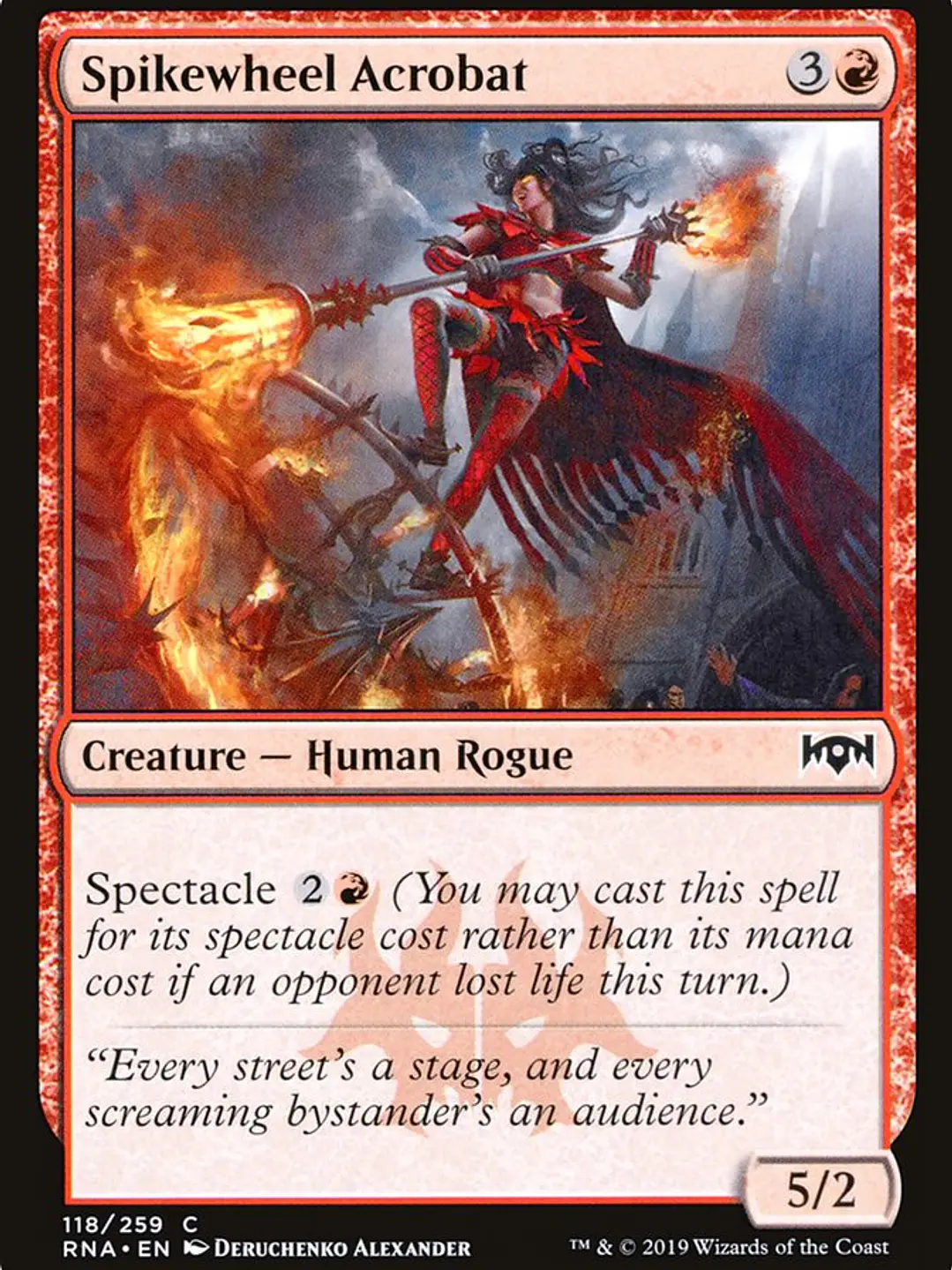Spikewheel Acrobat (Ravnica Allegiance) 1