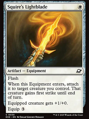 Squire's Lightblade (Edge of Eternities)