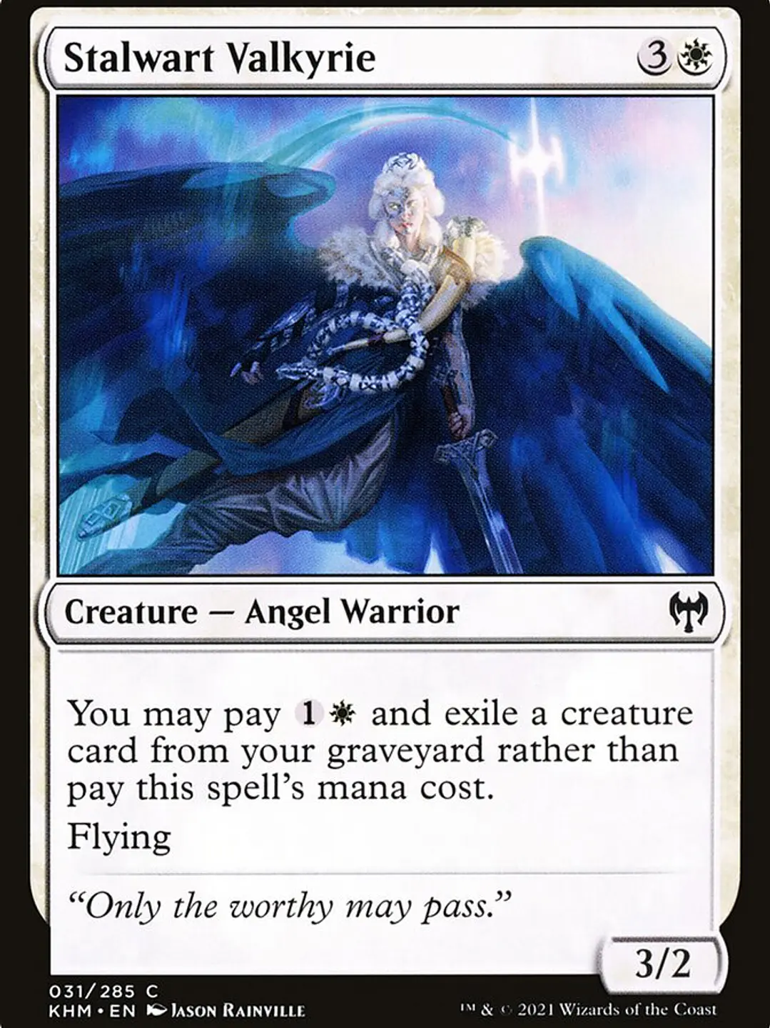Stalwart Valkyrie (Kaldheim) 1