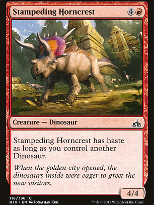 Stampeding Horncrest (Rivals of Ixalan)