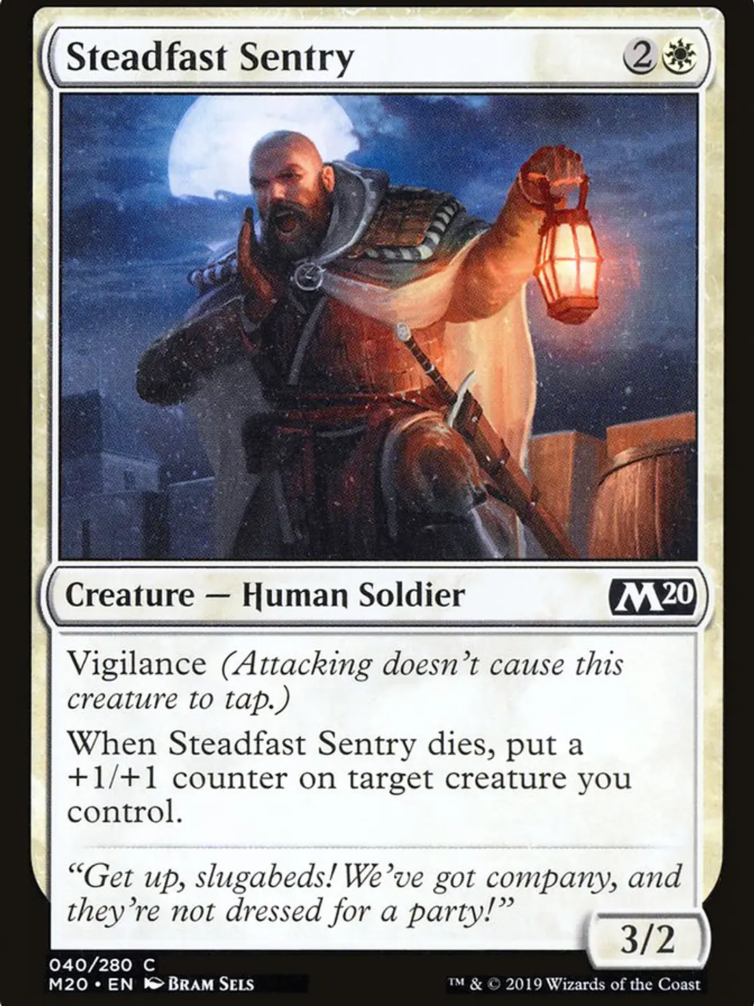 Steadfast Sentry (Core Set 2020) 1