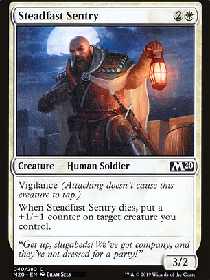 Steadfast Sentry (Core Set 2020)