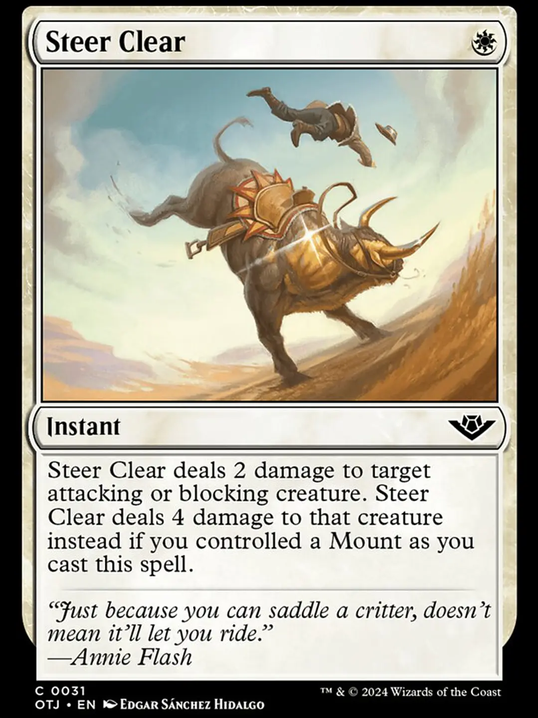 Steer Clear (Outlaws of Thunder Junction) 1
