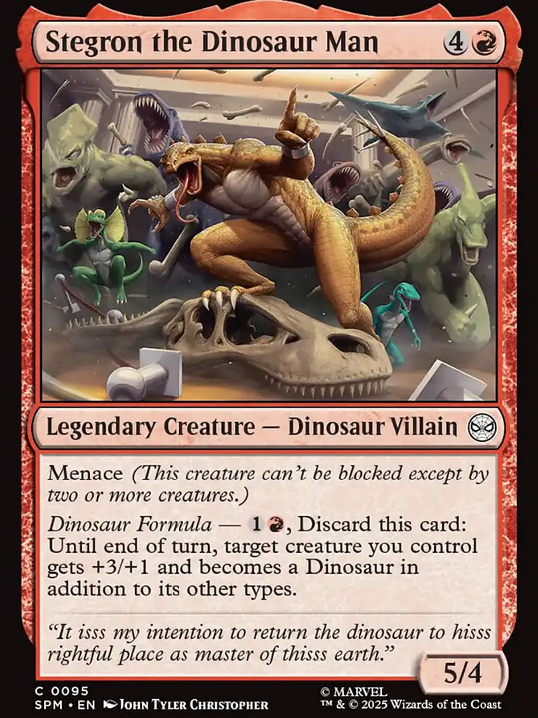Stegron the Dinosaur Man (Marvel's Spider-Man) 1
