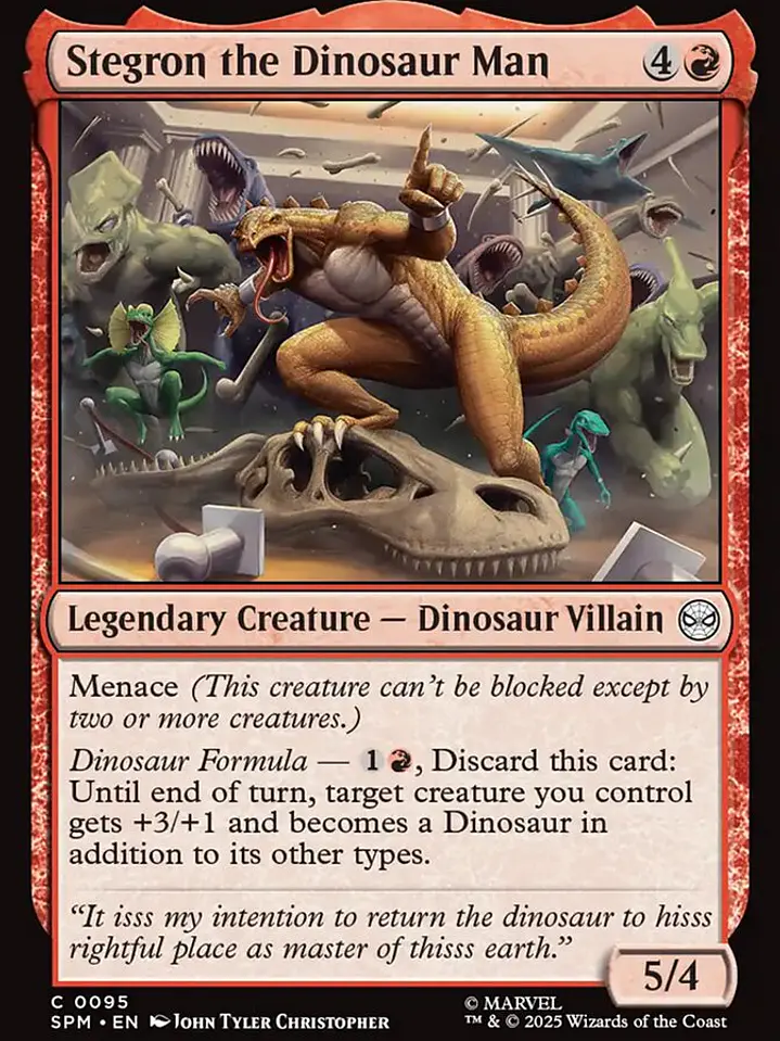 Stegron the Dinosaur Man (Marvel's Spider-Man) 1