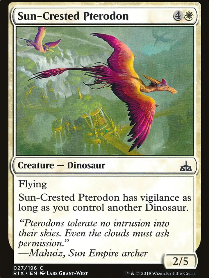 Sun-Crested Pterodon (Rivals of Ixalan) 1