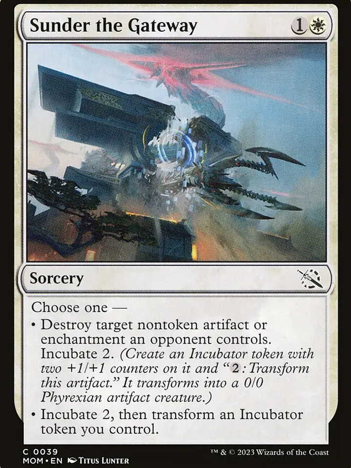 Sunder the Gateway (March of the Machine) 1