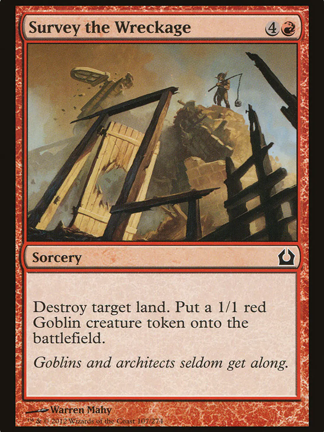 Survey the Wreckage (Return to Ravnica) 1