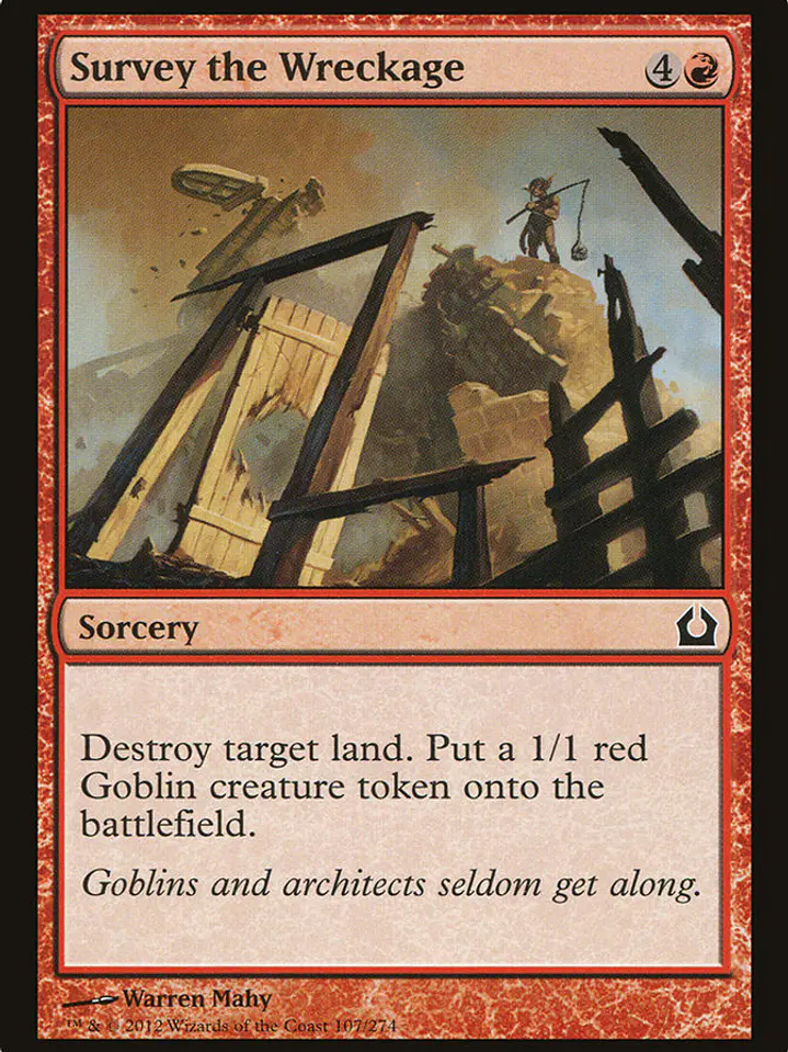 Survey the Wreckage (Return to Ravnica) 1
